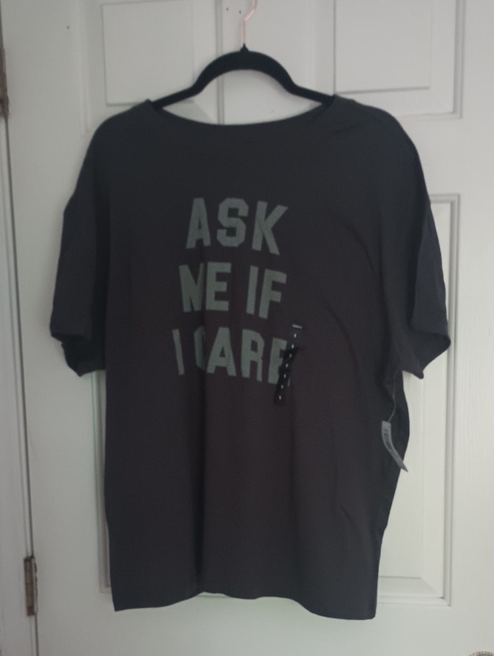 torrid Black Oversized Fit Tee with Interior Logo Print